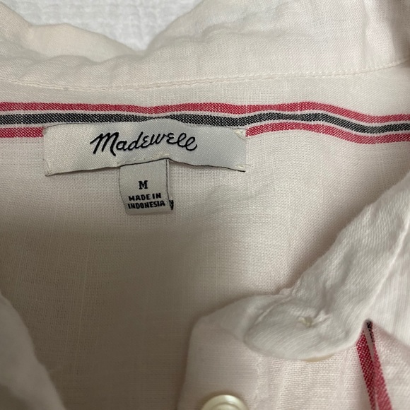 Madewell Central Shirt in Schulner Stripe - Medium - Picture 7 of 8